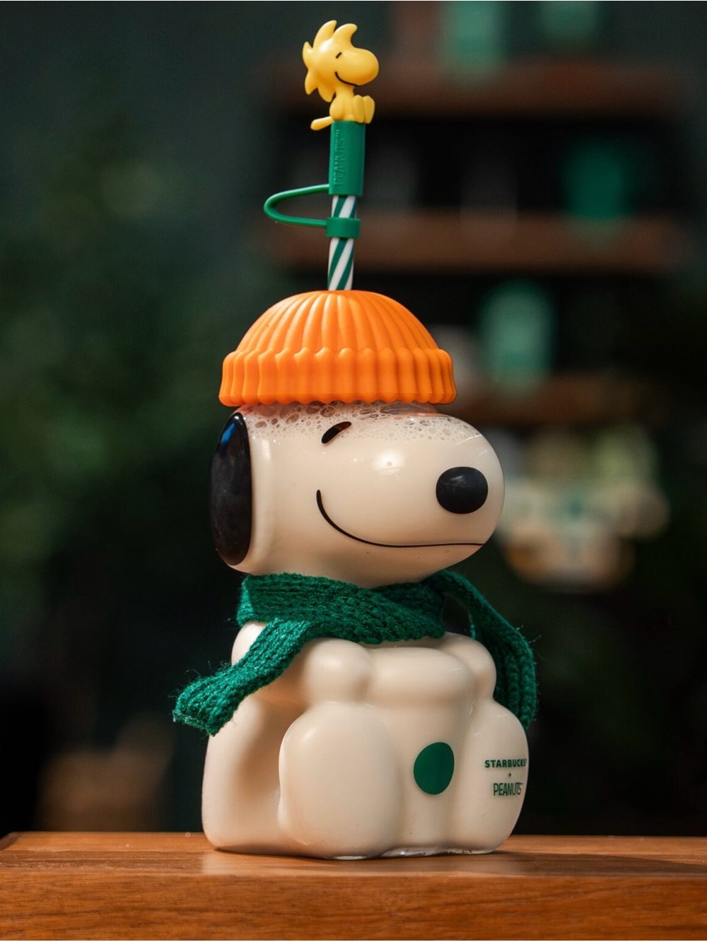 Starbucks x Peanuts Glass Snoopy Cold Cup
